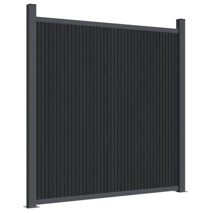 Schuttingpaneel 1737X186 Cm Hkc Grijs