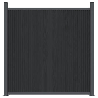 Schuttingpaneel 1737X186 Cm Hkc Grijs