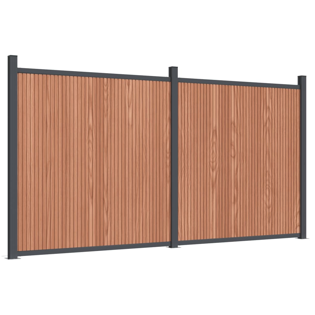 Schuttingpaneel 353X186 Cm Hkc Bruin