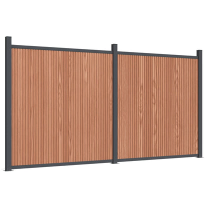 Schuttingpaneel 353X186 Cm Hkc Bruin