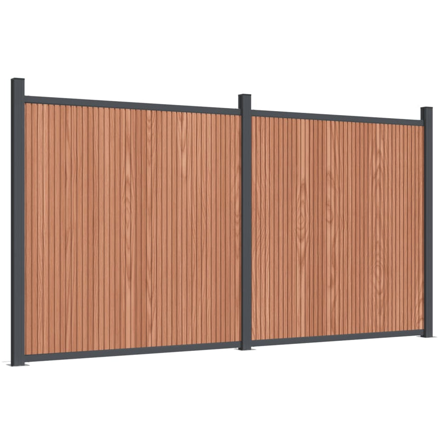 Schuttingpaneel 353X186 Cm Hkc Bruin