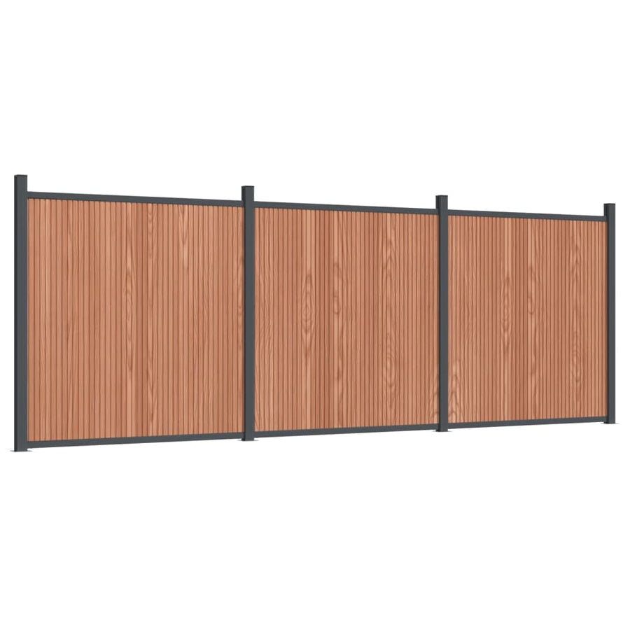 Schuttingpaneel 526X186 Cm Hkc Bruin