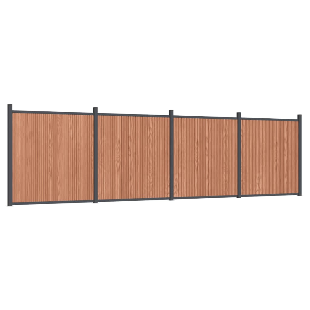 Schuttingpaneel 699X186 Cm Hkc Bruin