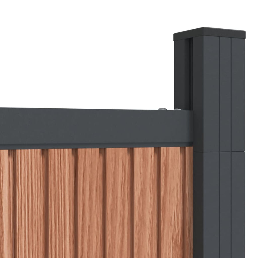 Schuttingpaneel 1218X186 Cm Hkc Bruin