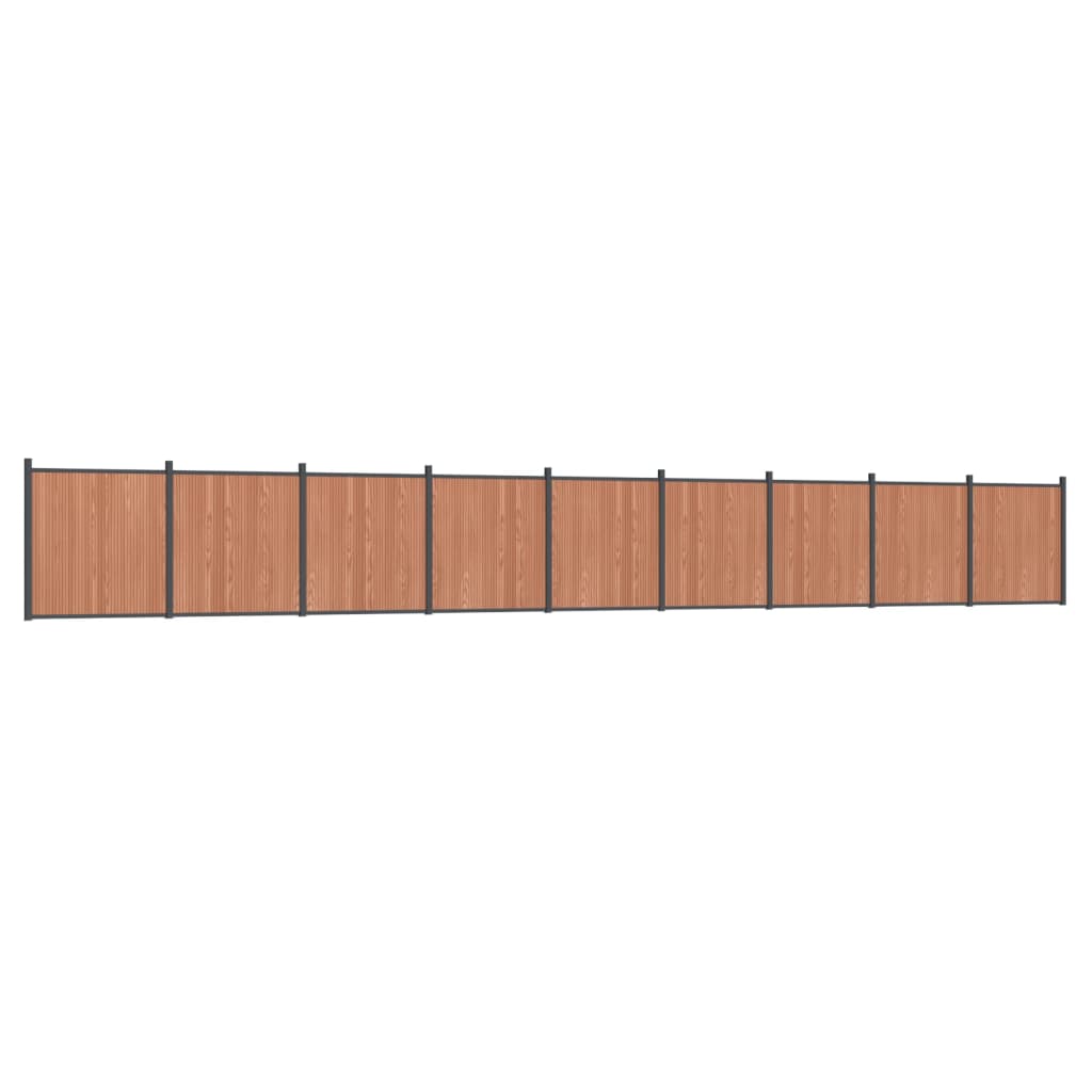 Schuttingpaneel 1564X186 Cm Hkc Bruin