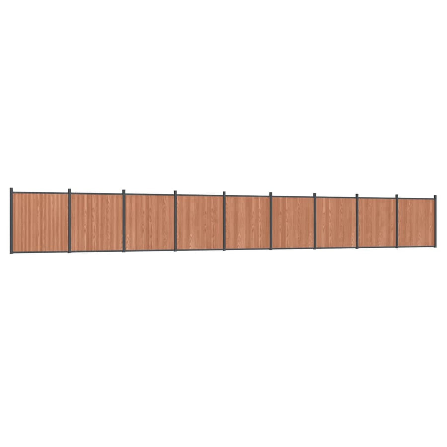 Schuttingpaneel 1564X186 Cm Hkc Bruin