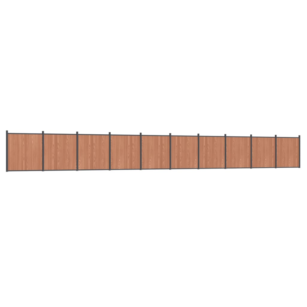 Schuttingpaneel 1737X186 Cm Hkc Bruin