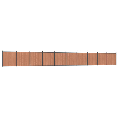 Schuttingpaneel 1737X186 Cm Hkc Bruin