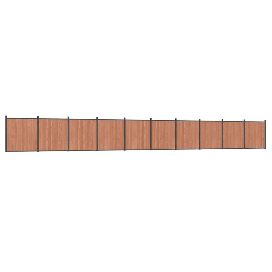 Schuttingpaneel 1737X186 Cm Hkc Bruin