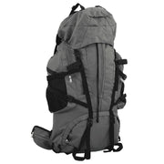 Wandelrugzak 80L oxford stof grijs 40x20x78 cm