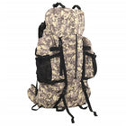 Hiking backpack 80 L camouflage oxford fabric camel brown