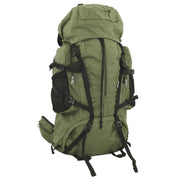 Wandelrugzak 80L legergroen oxford stof