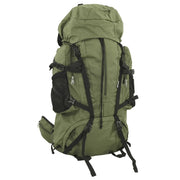Wandelrugzak 100L legergroen oxford stof