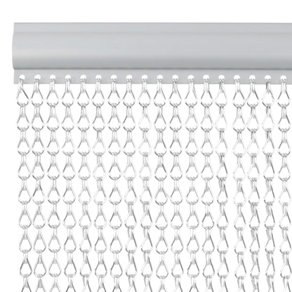 Vliegengordijn Kettingen Aluminium 100 x 200 cm
