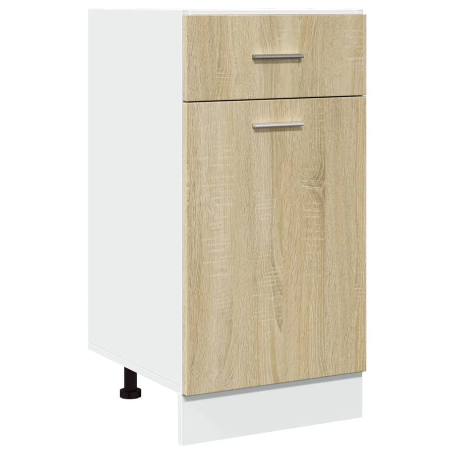 Onderkast met lade 40x46x81,5 cm spaanplaat sonoma eikenkleurig