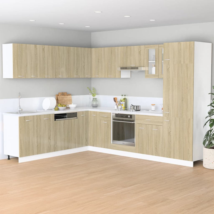 Onderkast met lade 40x46x81,5 cm spaanplaat sonoma eikenkleurig