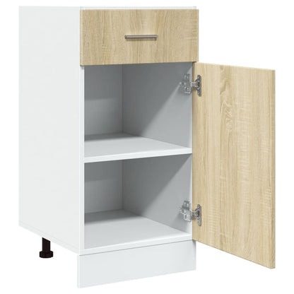 Onderkast met lade 40x46x81,5 cm spaanplaat sonoma eikenkleurig