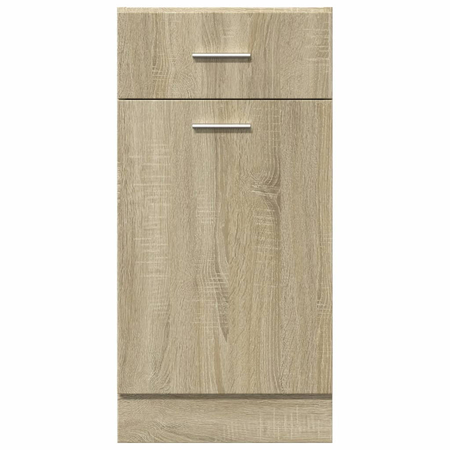 Onderkast met lade 40x46x81,5 cm spaanplaat sonoma eikenkleurig