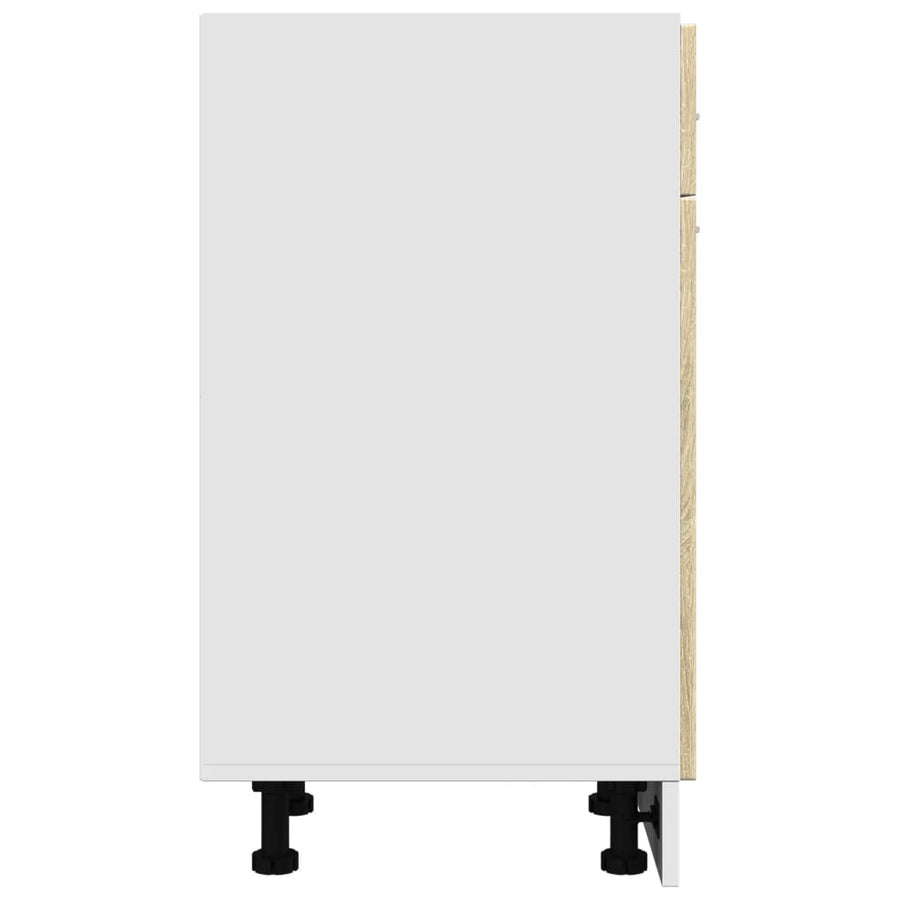 Onderkast met lade 40x46x81,5 cm spaanplaat sonoma eikenkleurig