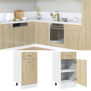 Onderkast 40x46x81,5 cm bewerkt hout sonoma eiken