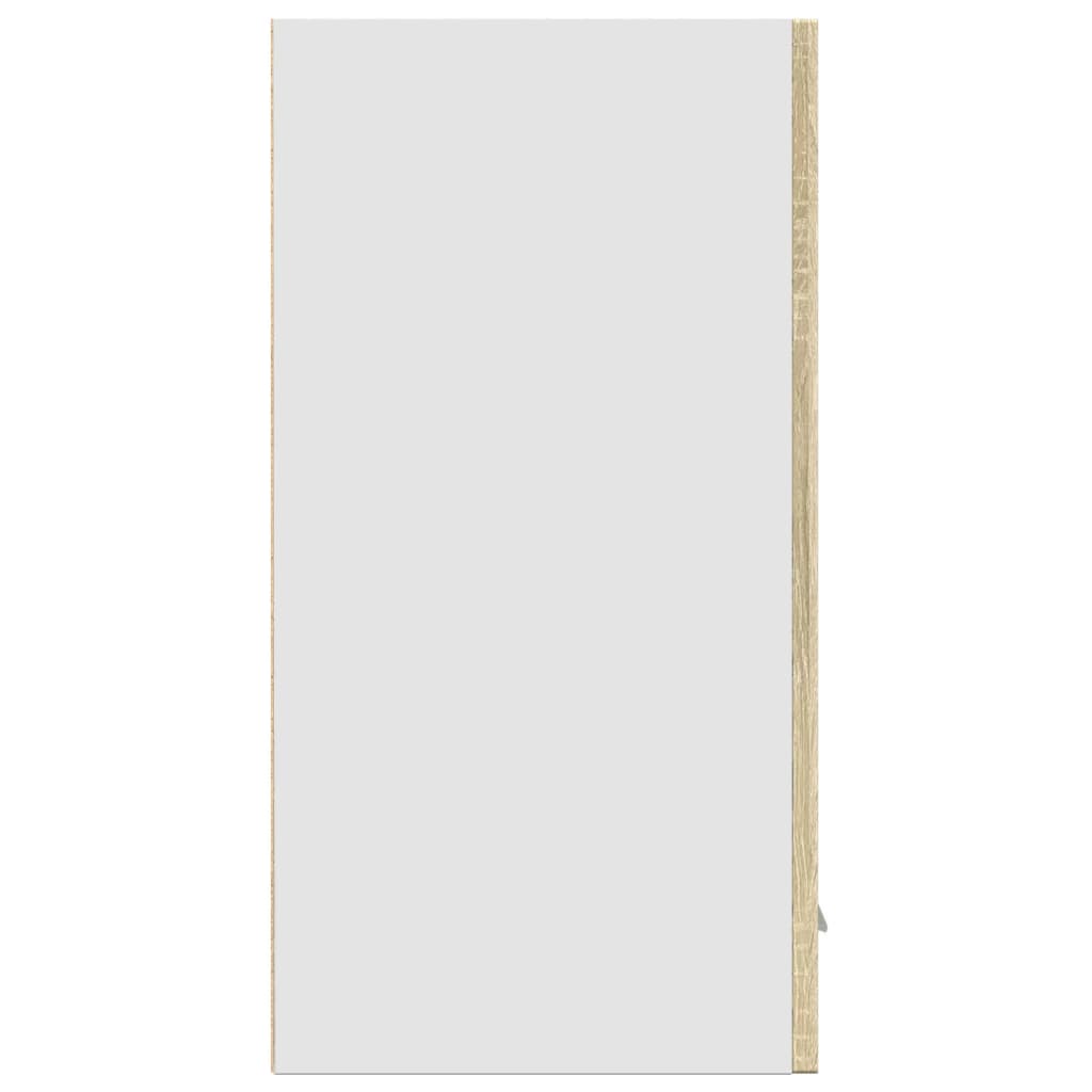 Hangkast 29,5x31x60 cm bewerkt hout sonoma eikenkleurig