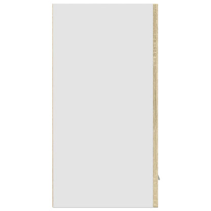 Hangkast 29,5x31x60 cm bewerkt hout sonoma eikenkleurig