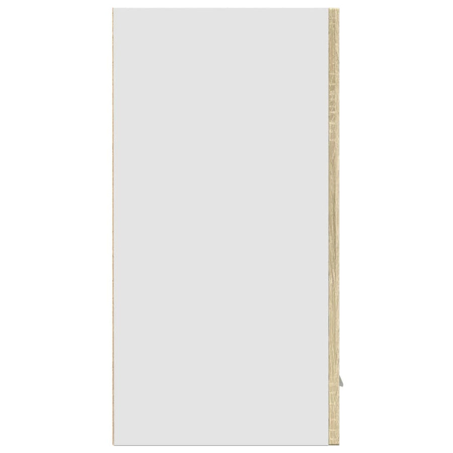 Hangkast 29,5x31x60 cm bewerkt hout sonoma eikenkleurig