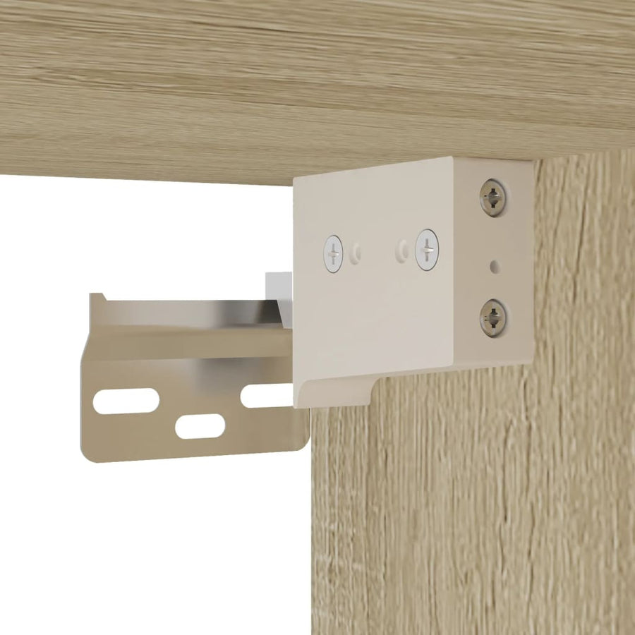 Hangkast 29,5x31x60 cm bewerkt hout sonoma eikenkleurig