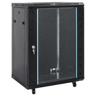 Netwerkkast 15U 60x45x86 cm IP20 staal zwart