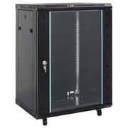 Netwerkkast 15U 60x45x86 cm IP20 staal zwart