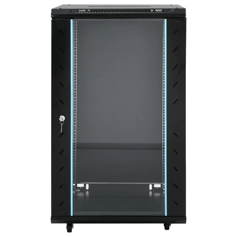 Netwerkkast met draaiwieltjes 18U 19" IP20 60x60x100 cm