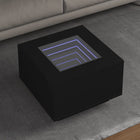 Salontafel 60x60x40 cm zwart