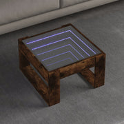 Salontafel 50x53x30 cm gerookt eiken