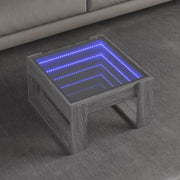 Salontafel Infinity LED 50x53x30 cm grijs sonoma
