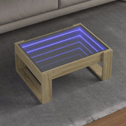 Salontafel Infinity LED 70x53x30 cm sonoma eiken