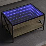 Salontafel 70x50x38 cm sonoma eiken LED