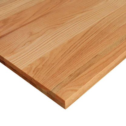 Bureaublad rechthoekig 240x80x4 cm massief eikenhout lichtbruin