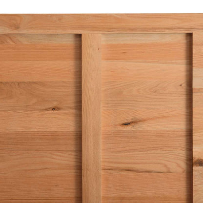 Bureaublad rechthoekig 180x100x4cm massief eikenhout lichtbruin