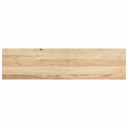Traptreden 4 st 100x25x2 cm onbehandeld massief eikenhout