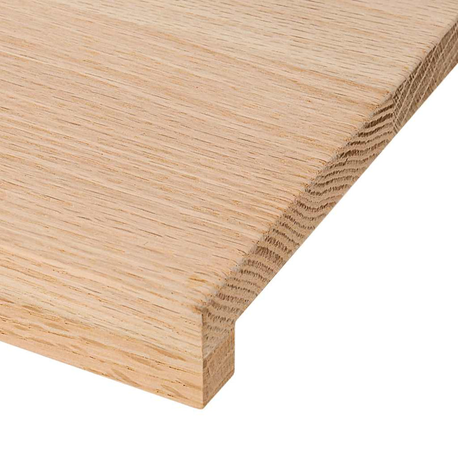 Traptreden Onbehandeld Massief Eikenhout Naturel 4 110 x 25 x 2 cm