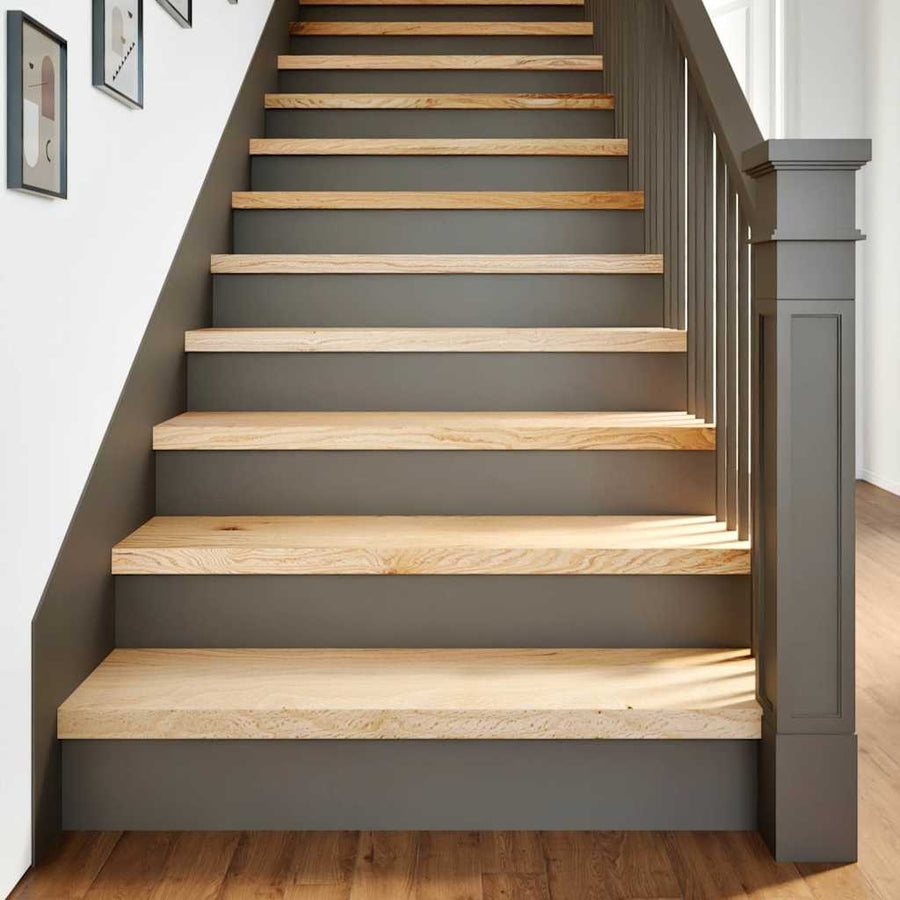 Traptreden Onbehandeld Massief Eikenhout Naturel 4 90 x 30 x 2 cm