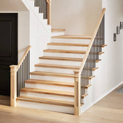 Traptreden 4 st 110x30x2 cm massief eikenhout