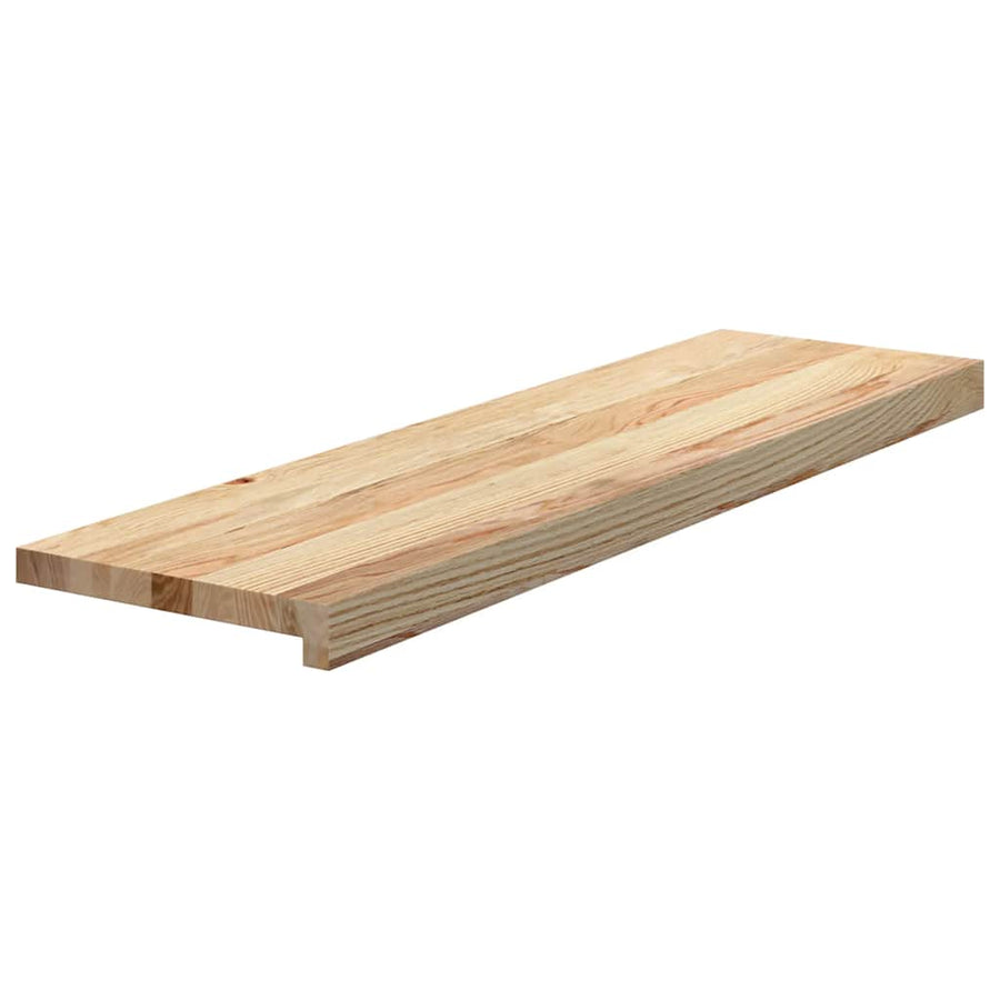 Traptreden Onbehandeld Massief Eikenhout Naturel 8 90 x 25 x 2 cm