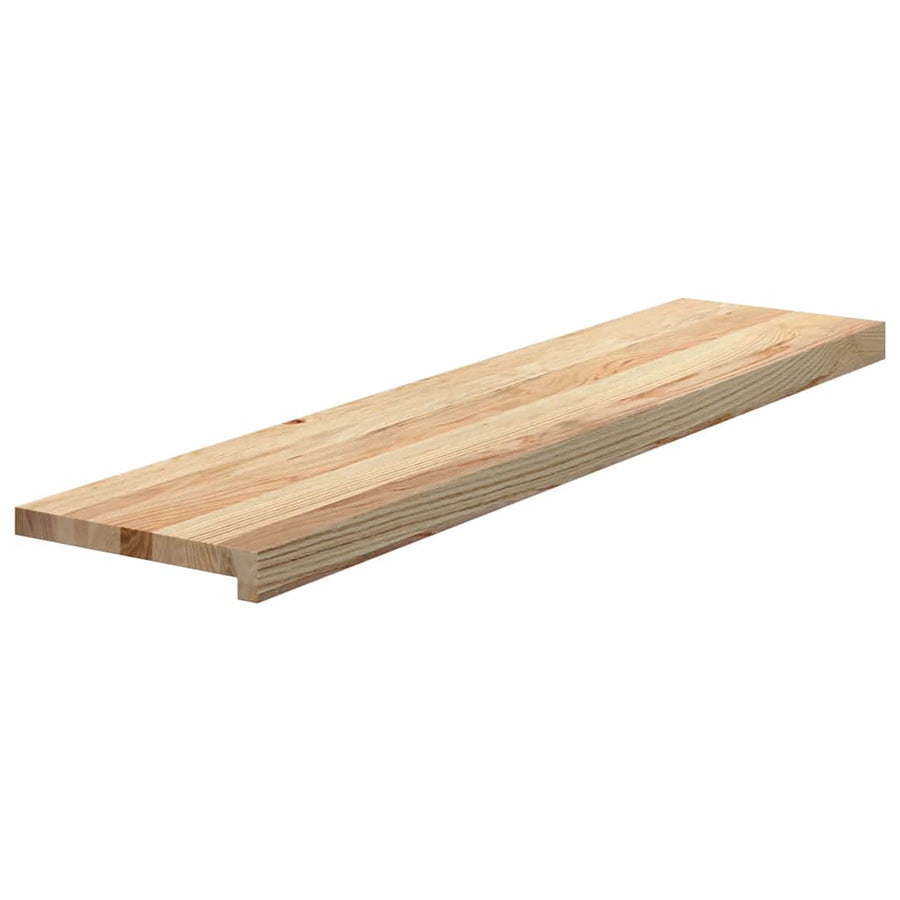 Traptreden Onbehandeld Massief Eikenhout Naturel 8 110 x 25 x 2 cm