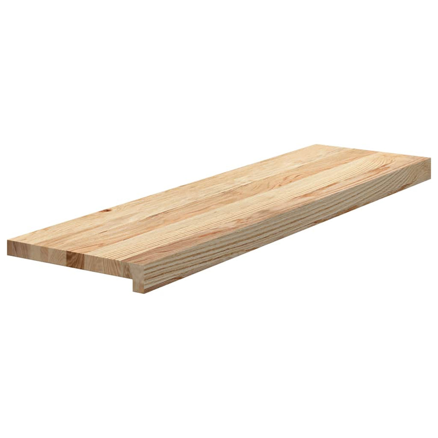 Traptreden Onbehandeld Massief Eikenhout Naturel 8 90 x 30 x 2 cm