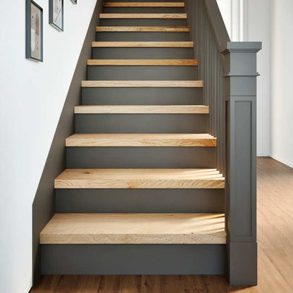 Traptreden Onbehandeld Massief Eikenhout Naturel 12 80 x 25 x 2 cm
