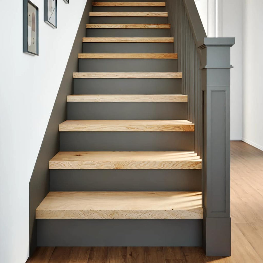 Traptreden 12 st 70x30x2 cm onbehandeld massief eikenhout
