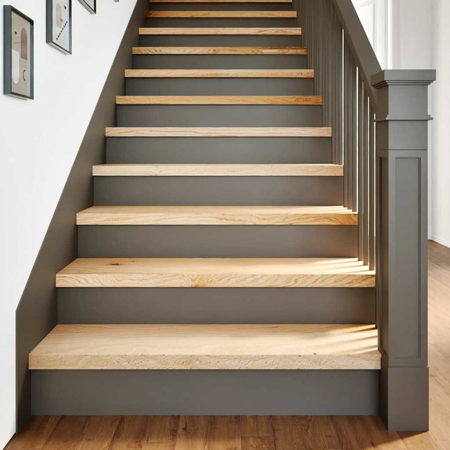 Traptreden Onbehandeld Massief Eikenhout Naturel 16 90 x 25 x 2 cm