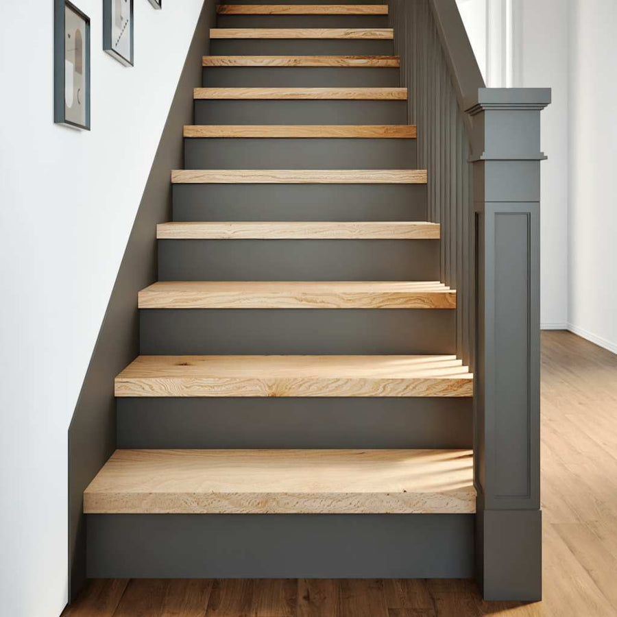 Traptreden 20 st 70x25x2 cm onbehandeld massief eikenhout