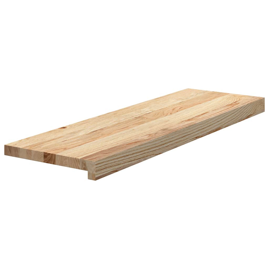 Traptreden Onbehandeld Massief Eikenhout Naturel 20 80 x 25 x 2 cm